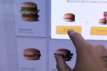Gratis eten bij McDonalds door creatief zijn met touchscreen 