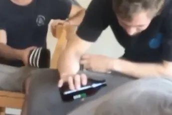 Wonder worp met de slipper