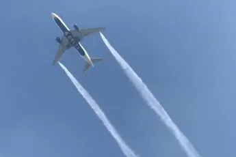 Delta niet zo lekker bezig boven buitenwijk van Los Angeles