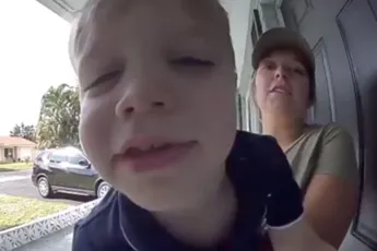 Geef papa maar een kusje via de smart bel