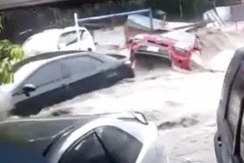 Tropische storm Amanda houdt huis in El Salvador