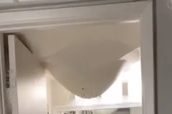 Als voor je ogen poep de ventilator raakt