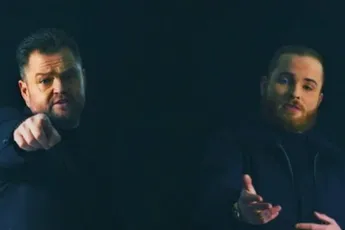 Donnie en Frans Duijts met het nummer Frans Duits