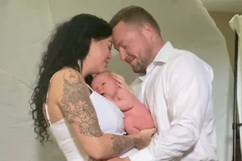 Als kersvers gezinnetje op foto kan soms best goor eindigen