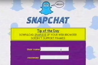 Snapchat in de 90’s