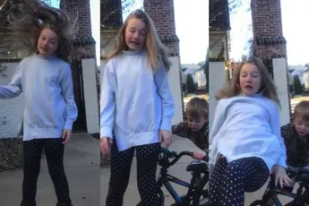 Ook in slow motion is kleine broertje irritant