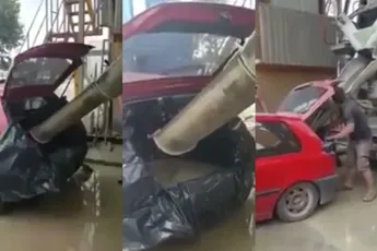 Dit is niet de beste manier om beton te vervoeren