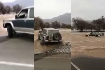 Gast in Oman had niet zo een heel succesvol ritje