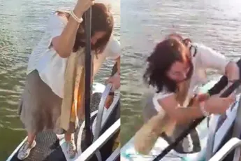 Mams heeft het suppen nog niet helemaal onder de knie