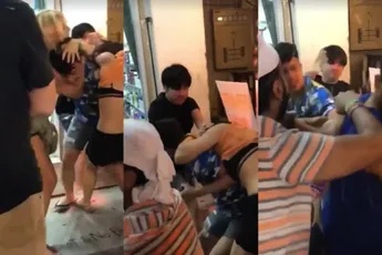 Lokale gast lost ruzie op met bierfles in Koh Phangan