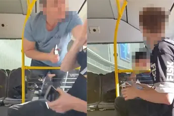 Agressieve mondkapjesweigeraar in Zwitserland krijgt een flinke kopstoot cadeau