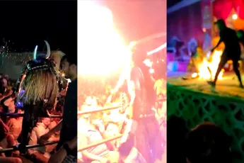 Als vuurspuwer met een rieten rokje optreden is het vragen om problemen