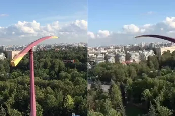 Attractie in pretpark in Sint-Petersburg is misschien te veel van het goede