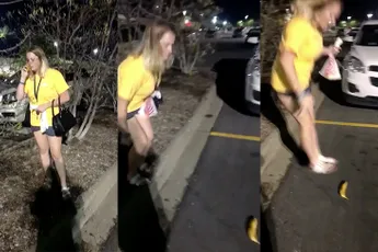 Banaan neemt wraak op grietje