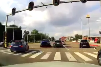 Beelden uit auto laten zien hoe hard Belgische spookrijder reed