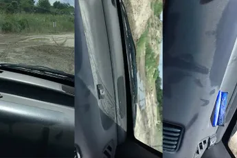 Chauffeur in 4x4: "Ik moet eigenlijk wel gewoon op 4 wheel drive zetten"