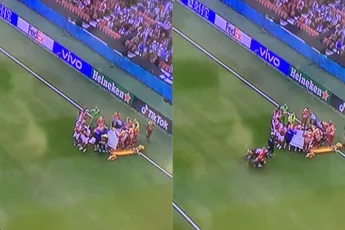 Christian Eriksen zakt ineen en wordt gereanimeerd tijdens EK-duel Denemarken-Finland