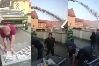 Confetti maken op het platteland doen ze zo