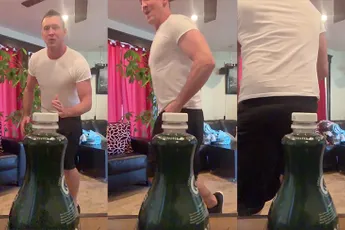 De Bottle Cap Challenge waarvan je niet wist dat die zou komen