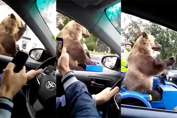 De meest Russische toeter in het verkeer die je vandaag zult zien!