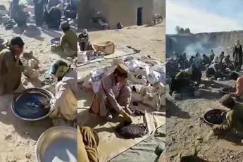 Een kijkje hoe hash wordt gemaakt in Afghanistan