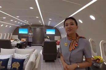 Een kijkje op de enige Private Boeing 787 Dreamliner ter wereld