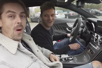 Een stukje rijden in de Mercedes Benz C63 S van Max Verstappen