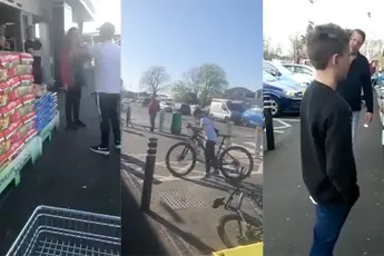 Engelse jongen moet sorry zeggen nadat hij personeel supermarkt uitkafferde