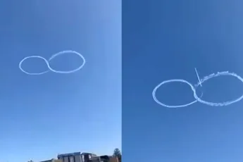 Eventjes een bekende vorm in de lucht kalken