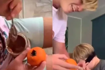 Geintje met chocola om je kind een trauma voor het leven te geven