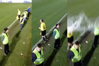 Grensrechter in Servië krijgt nat pak!