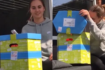 Hey muts, ik zal je nog eens een ballon voor Valentijnsdag sturen