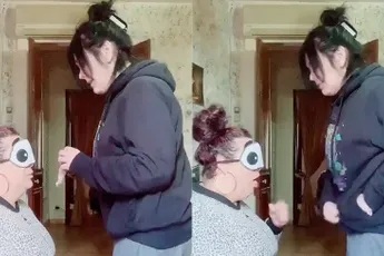 Iemand verschrikkelijk te grazen nemen met een geurtest