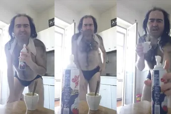 Internet kan uit na video van slagroom danser