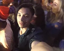 Juichfilmpje Nederland - Costa Rica Biergarten Rotterdam