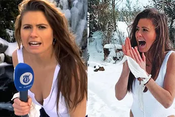 Kijkers willen Michelle Willemsen in badpak zien, maar komen bedrogen uit