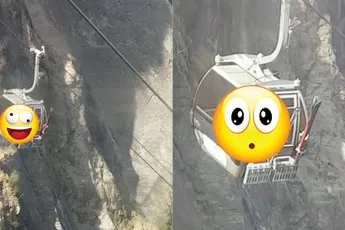 Koppel kan ritje in kabelbaan zeker van bucket list strepen