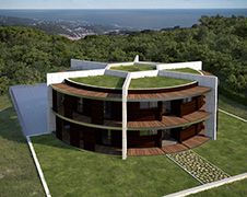 Lionel Messi laat huis bouwen in de vorm van een voetbal