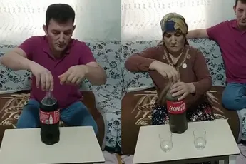 Man haalt succesvolle grap met cola en Mentos uit, maar zal slipper krijgen
