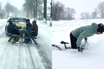 Nederland wintersportland: Jullie zijn heerlijk losgegaan in de sneeuw