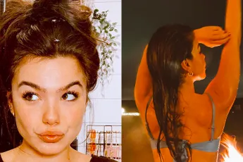 Omdat je een beetje warmte nodig hebt: Nederlandse actrice Abbey Hoes