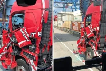 Ondertussen in de haven: Komt dat transport, schade aan je vrachtwagen