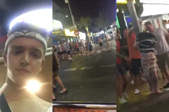 Ondertussen in Magaluf: Iemand vastgemaakt met duct tape
