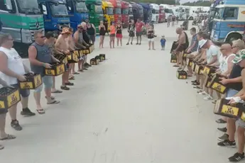 Ondertussen op Truckstar Festival in Assen: De krattenpolka