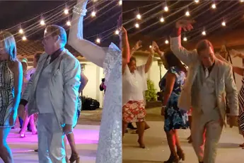 Oom Johnny is de ster van de dansvloer