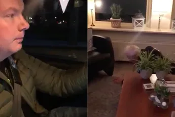 Opa en oma worden gigantisch te grazen genomen door kleinzoon