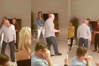 Ouwe snoeperd voelt zich weer even de koning van de dansvloer in Spanje