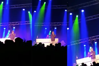 Rapper Boef stopt optreden Strooipop na paar minuten door bierdouche