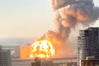 Reconstructie van de explosie in de haven van Beiroet