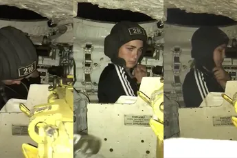 Russische tank officier nam zijn vrouw mee naar familiedag van zijn werk